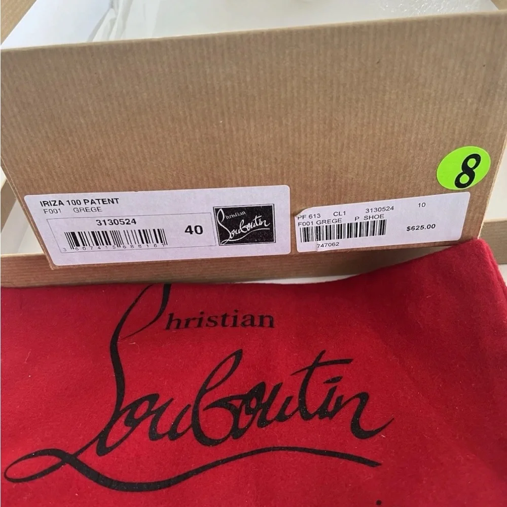 Christian Louboutin Green Heels Elegant Design - Picture 7 of 7